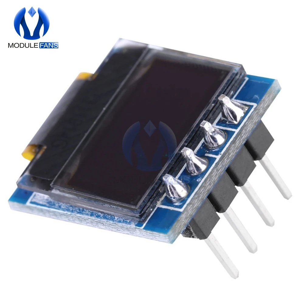 0,49 дюймовый oled-дисплей модуль 64x32 64*32 SSD1306 0,4" экран I2C IIC супер яркий для Arduino AVR STM32 белый