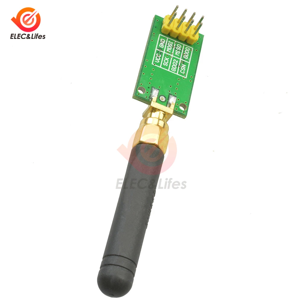 CC1101 433 МГц Беспроводной модуль с антенна SMA Беспроводной приемопередатчик модуль для Arduino GFSK/aft модуляции 315/433/868/915 МГц