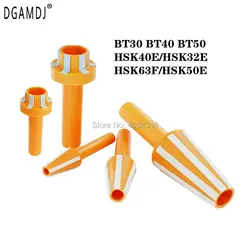 1 pç bt30 bt40 bt50 hsk40e/32e/63f/50e haste afilada do limpador de para brisa cnc haste afilada da escova de limpeza utilizada em c