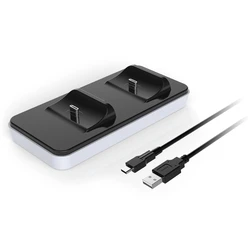 Controller Fast Charger Dock for PS5 Controller Gamepad Fast Charger Stand Charging Base Controller Fast Charger Dock for PS5 Controller Gamepad Fast Charger Stand Charging Base