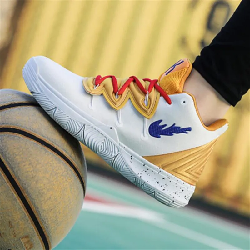 Новинка, высокое качество, Kyrie 5, мужские спортивные кроссовки Jordans, баскетбольные кроссовки, спортивные Нескользящие осенние кроссовки