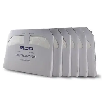 

1 Pick 250 pcs Toilet Seat cover Paper storage box Disposable White Bathroom Supplies