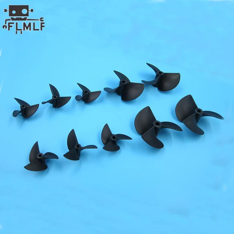 Eliche Rc Boat Nylon 3 Pale Per 3Mm/4Mm/4.8Mm Albero Rc Boat 3 Pale In Plastica