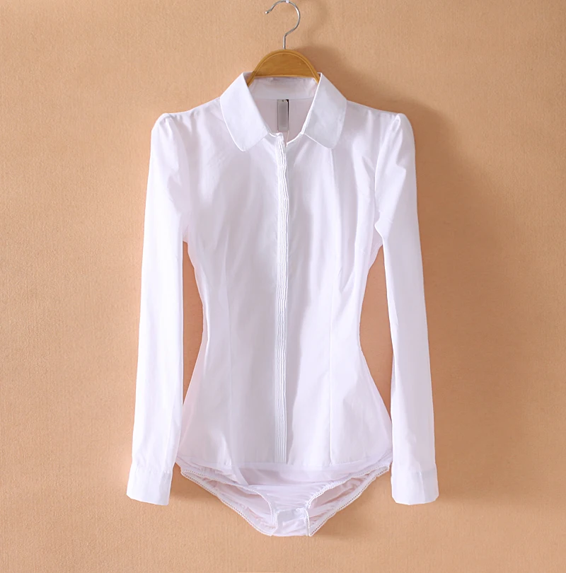  New Body Blouse Shirt 2019 Blusas Plus Size Women Shirts Blouses Tops Casual White Long Sleeve Ladi