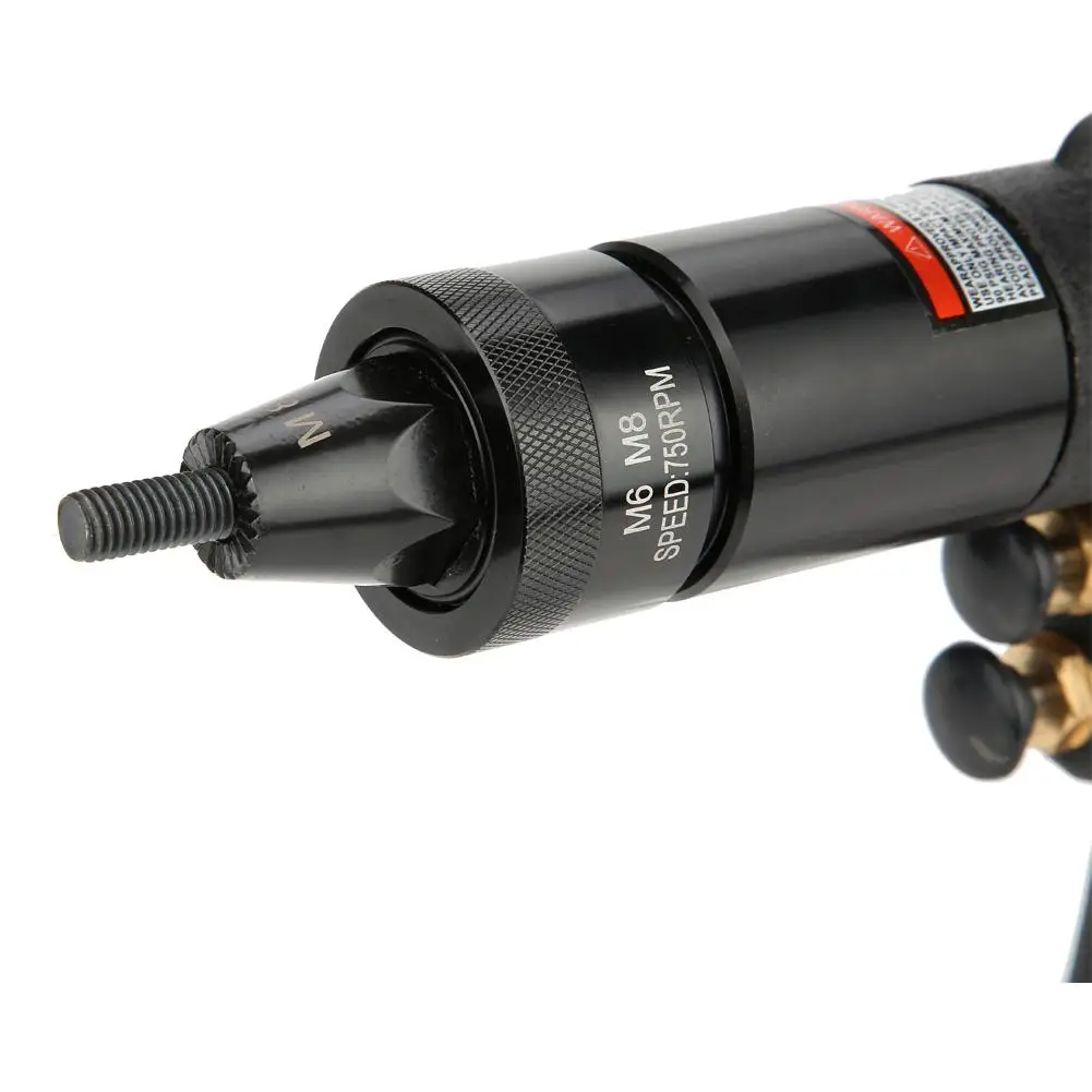 

1 Set Of 750rpm Industrial Grade Pneumatic Rivet Nut Tool (M6/M8) Right And Left Turn With High Quality
