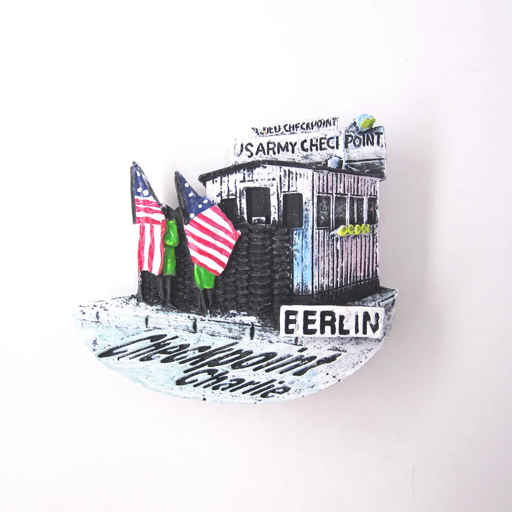 German Berlin Emblem Fridge Magnet Tourism Souvenirs 3D Refrigerator Sticker
