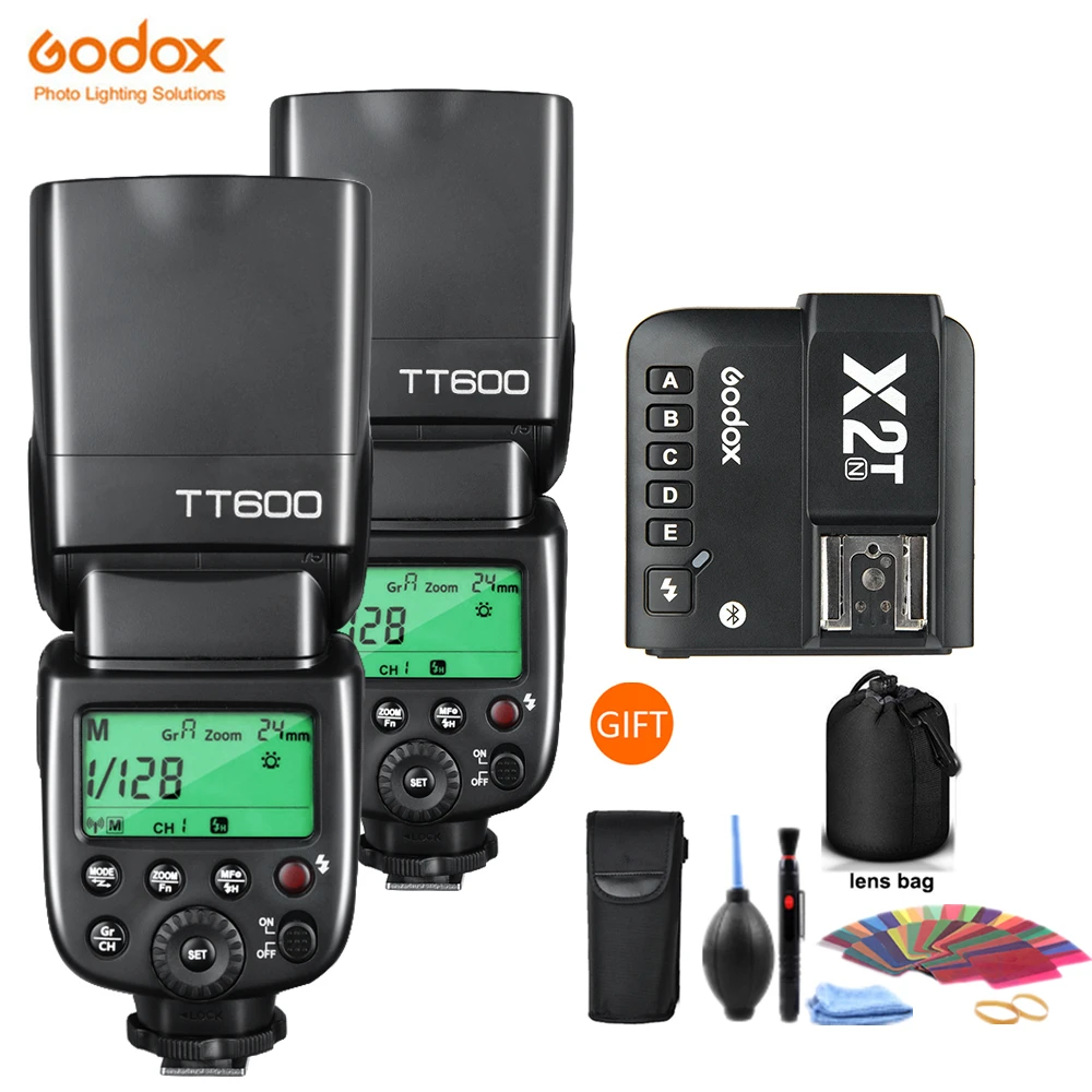 GODOX TT600 Flash Speedlight with X2T-P Trigger GN60 2.4G Wireless Camera Speedlite for Pentax Camera