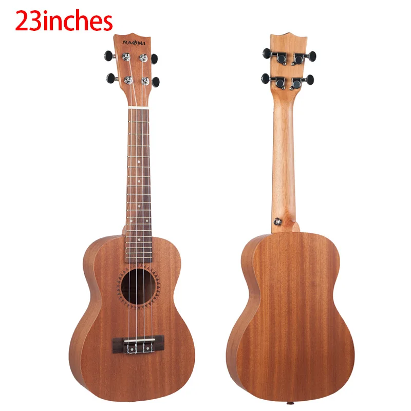 NAOMI Студенческая сопрано укулеле с Aquila струны Sapele Ukulele для студентов начинающих