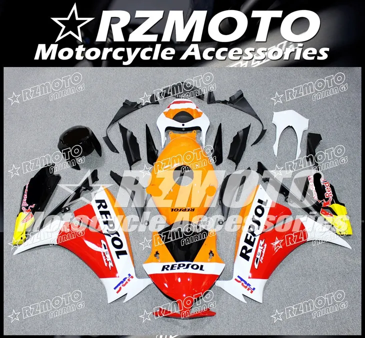 ABS мотоцикл обтекатель комплект для HONDA CBR1000RR 2012- год кузов литья под давлением Магазин № 0953