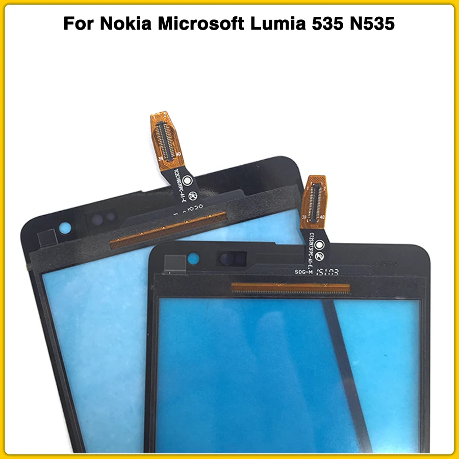 n535 сенсорный экран для Nokia microsoft Lumia 535 N535 ct2s247/ CT2C1607 сенсорный экран панель дигитайзер сенсор переднее стекло