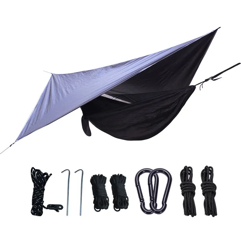 

Beach Camping Waterproof Sunshade Tent Rain Fly Tent Awning Canopy Tarp Hammock Shelter For Outdoor Camping Picnic