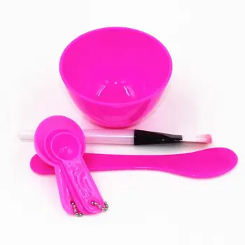 

6 in 1 Facial Mask Mixing Bowl Brush Spoon Stick Brush Face Care Set Facial Beauty Portable Kits Tools