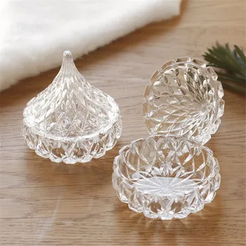 

Crystal Glass Bottles Spices Snacks Seasoning Cans Storage Tanks Coffee Sugar Container Glass Jars and Lids Kitchen Organization