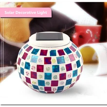 Солнечный светодиодный садовый светильник, новинка, стеклянный шар, лампа для улицы, для сада, двора, рождественской лужайки, украшение, красочный Солнечный ландшафтный светильник s