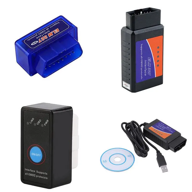 

Mini ELM327 USB V1.5 OBD2 Car Diagnostic Interface Scanner Connector Auto Diagnostic-Tool ELM-327 Bluetooth Adapter
