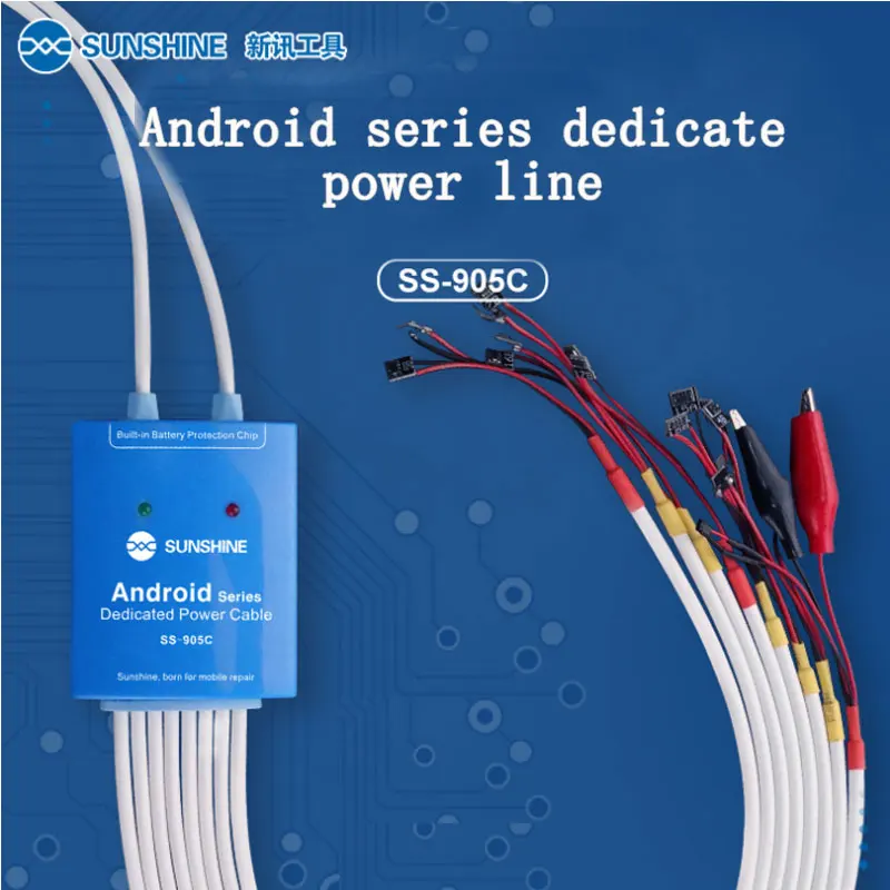 SS-905C Android серии посвящает линии питания для samsung Huawei VIVO xiaomi питания контрольный кабель батарея источник питания