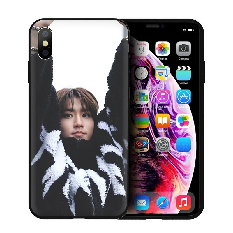 Мягкий силиконовый чехол для телефона EWAU Han Jisung Stray Kids с принтом для iPhone 5 5S SE 6 6s 7 8 plus X XR XS 11 Pro Max - Цвет: B11