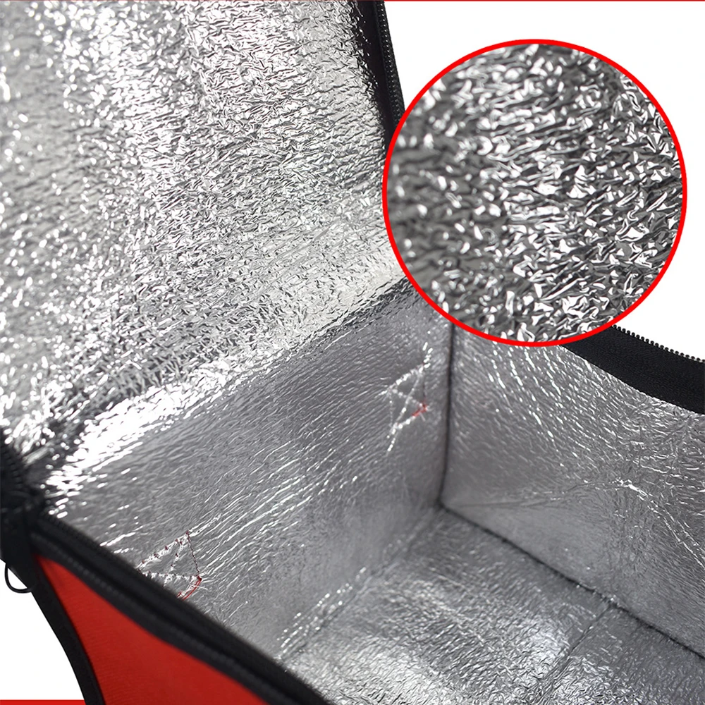 44*44*24cm Waterproof Insulated Bag Folding Picnic Pack Food Drink Boxes Thermal Bag Portable Food Delivery Bag Pizza Bag