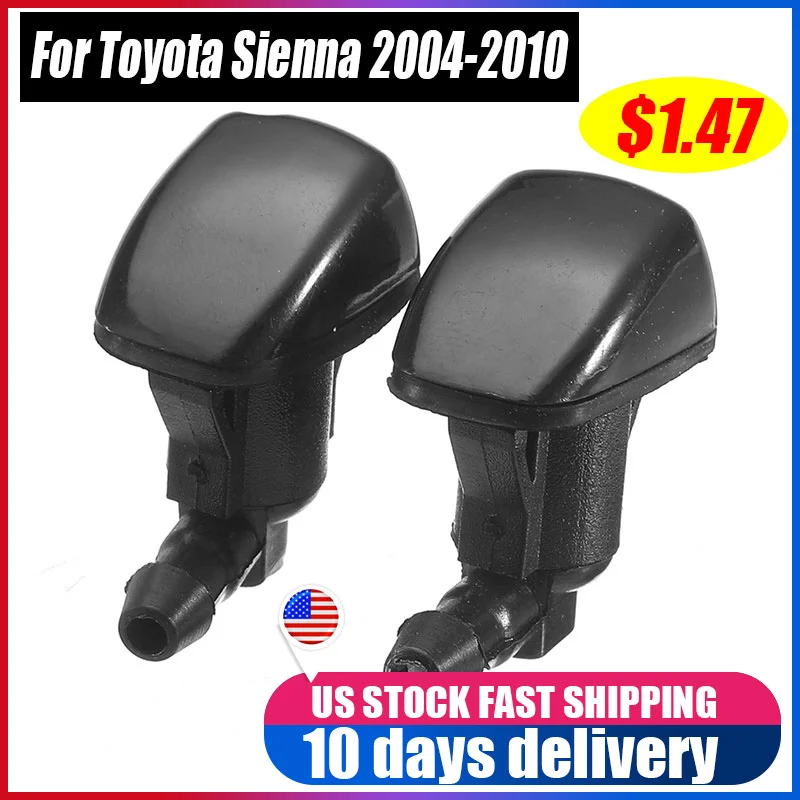 Автомойка с распылителем воды 2 шт. для Toyota Sienna 2004 2010 замена