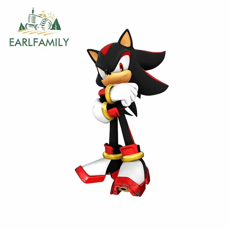 EARLFAMILY 13cm x 7.5cm per Sonic The Hedgehog Fine SUV adesivi per auto Anime adesivo antigraffio adatto a tutti i tipi di veicoli