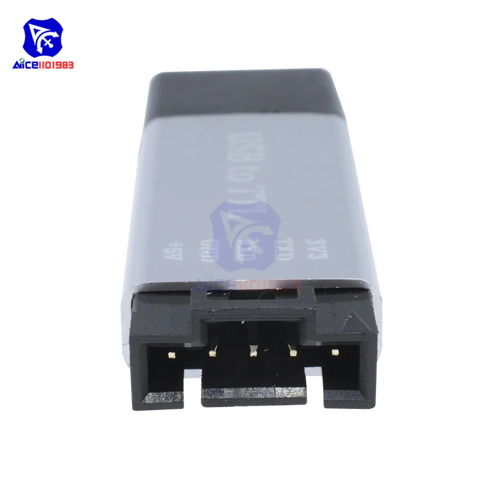Diymore CP2102 USB 2,0 к ttl UART 5Pin последовательный STC модуль преобразователя с Чехол 4Pin Перемычка провода заменить FT232 модуль для Arduino