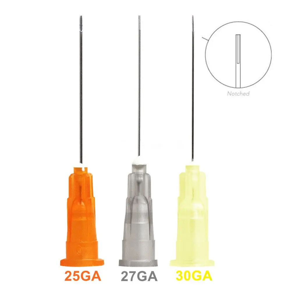 100pcsDentalEndoIrrigationNeedleTipEndClosedSideHoleRoot