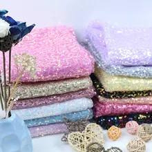 Блестки Ткань свадебное платье Сценическое украшение в виде танцующих фигурок косплей ткань Bling 3 мм блестки