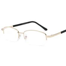 Новые модные очки с покрытием для чтения полная оправа унисекс металлическая полуоправа очки для чтения простые классические легкие удобные очки