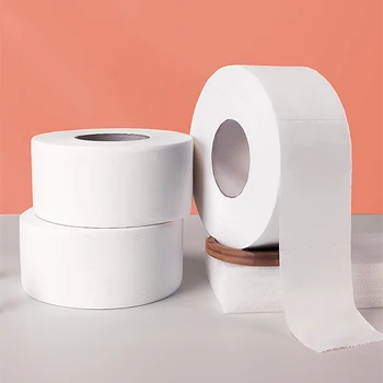 

Toilet Paper 4 Layers Thick Soft Toilet Tissue Paper Bathroom Supplies Home Rolling Paper Native Wood Pulp Toilet Paper Roll