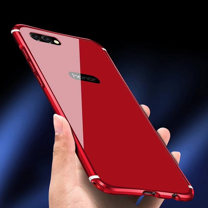 Новый чехол для Huawei Honor 9 двухцветный Алюминиевый Чехол бампер Роскошный