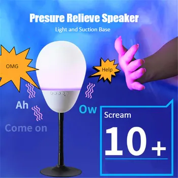

Intellgent Bluetooth Speakers Pressure Relieve Mini Led Light Hifi Speaker Sound System Blue Tooth Soundbox Boom Box Music Cent
