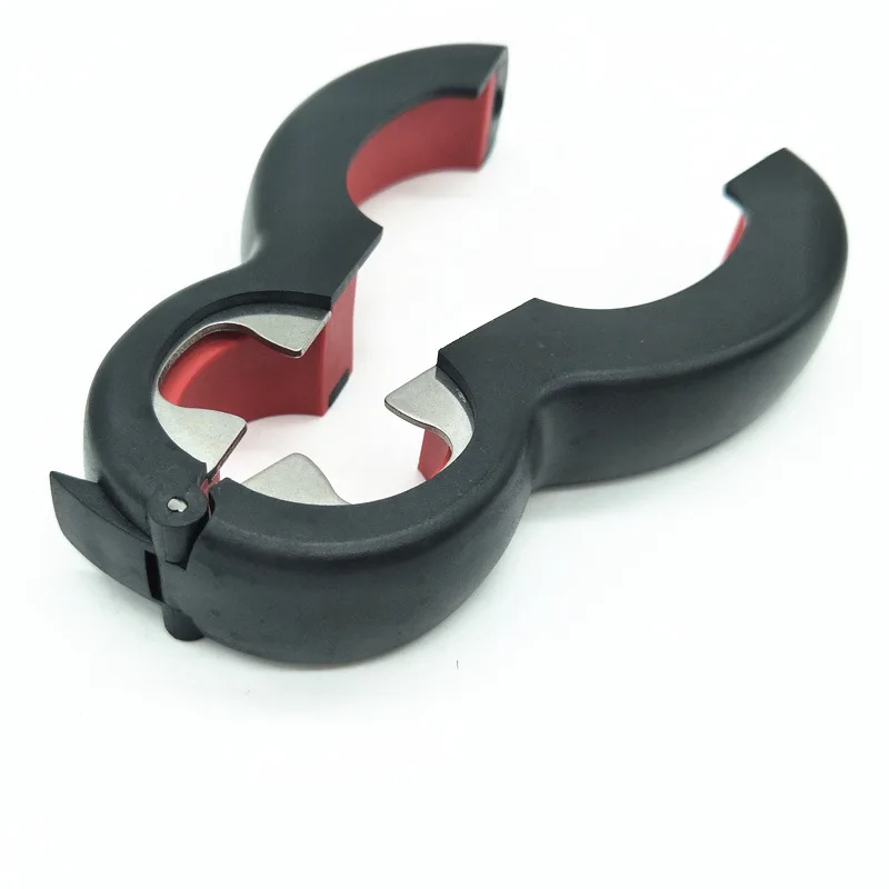 Многофункциональный Нержавеющая сталь безопасности, с вырезами на одну сторону, ручной консервный нож Tin открывашка - Цвет: c