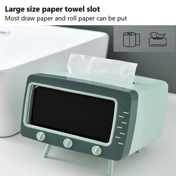 

Multi-function Creative Pumping Paper Tissue Box Home Living Room Dining Room Container Napkins Storage Holder Home Accessories