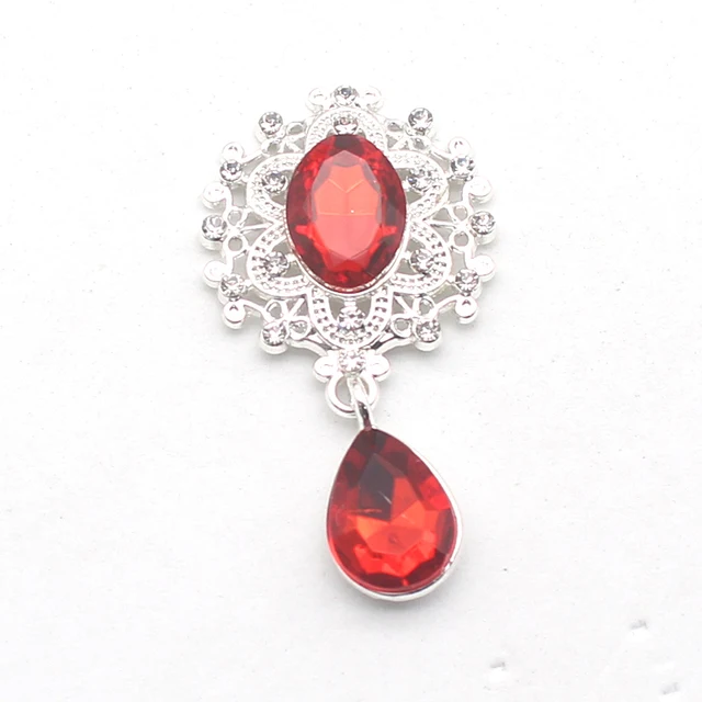 Elegant Crystal Brooch Set - Fashionable Wedding & Holiday Decorations