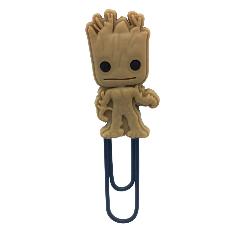 4050-05 25pcs 25 шт. Супергерои Bookmarks для книг groot, ракета из енота бумажные зажимы для студентов книга для учителя метки держатель страницы детский подарок - Цвет: 4050-05 25pcs