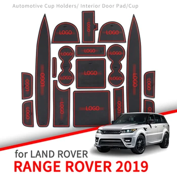 

Anti-Slip Gate Slot Cup Mat for Land Rover Range Rover 2013 ~ 2018 Sport Accessories Cup Holders Non-slip Mats car Stickers