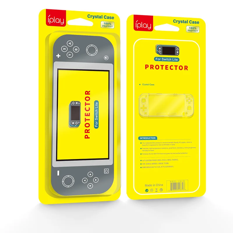 Прозрачный чехол для nintendo Switch Lite, защитные аксессуары, жесткий чехол для nintendo Switch Lite