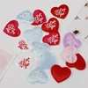 Confettis en éponge en forme de cœur, 100 pièces, 2 ~ 3.5cm, pétales pour la mariée amour, cadeau de saint-valentin, décoration de salle pour fête ► Photo 2/6