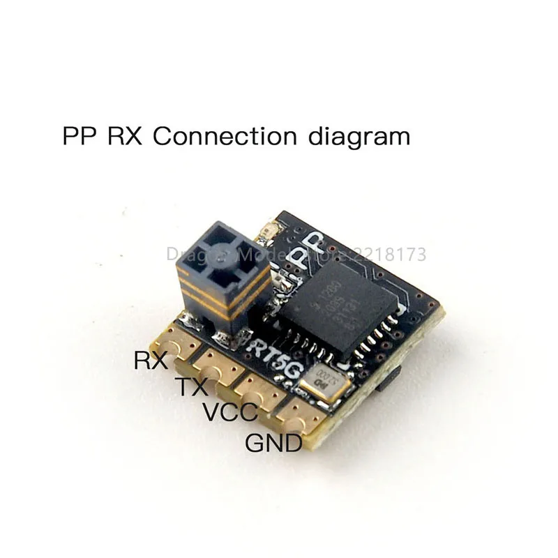 HappyModel ExpressLRS ELRS 2.4G RX SX1280 Nano Long Range Receiver PP EP1 EP2 RX EP1 TCXO/EP2 TCXO 10X10mm for RC Airplane 24