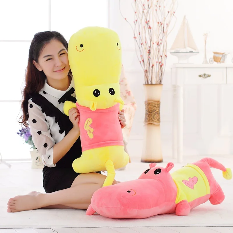 

Manufacturers Direct Selling Cute Cartoon Creative Color Mixture Hippo Long Pillow Plush Toy Doll Wholesale
