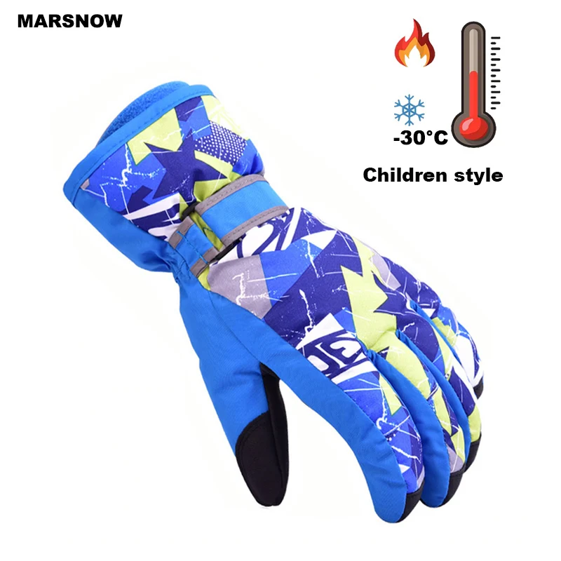 

SG10 Зимние Детские Водонепроницаемые зимние перчатки детские лыжные перчатки для катания на сноуборде для детей