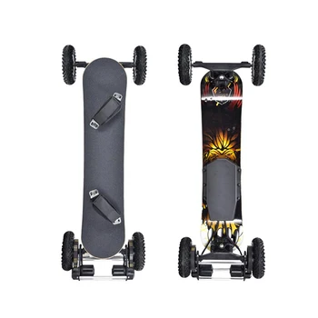 Online Off-road Elektrische Skateboard Fernbedienung 4 Rad Roller 1650W Dual-stick Schock-absorbieren Elektrische Longboard
