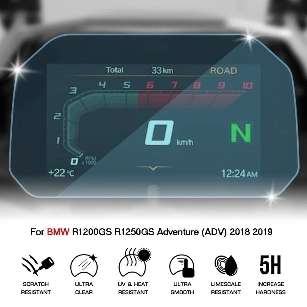 

Motorcycle Accessories Speedometer Cluster Scratch Protection Film Screen Protector For BMW R1200GS Adventure 2018 LC
