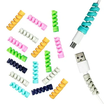 

6pcs Cable Cord Protector Saver Cover Anti-Break Universal Cable Winder for Apple IPhone 8X Interface USB Charger Cable Cord