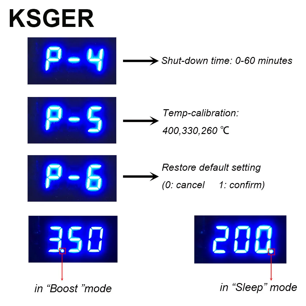 KSGER T12 паяльная станция STM32 цифровой контроллер алюминиевый сплав чехол 907 ручка