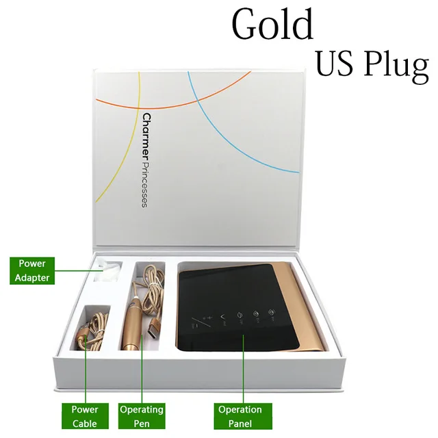 GoldenUS Профессиональное цифровое оборудование для перманентного макияжа, цифровая подводка для бровей, губ, подводка для глаз с ручкой машины, наборы MTS PMU, вращающаяся часть устройства для нанесения татуировки - Цвет: GoldenUS
