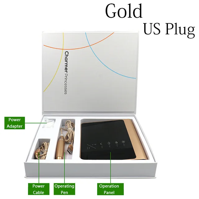 Профессиональное цифровое оборудование для перманентного макияжа, цифровая подводка для бровей, губ, подводка для глаз с ручкой машины, наборы MTS PMU, вращающаяся часть устройства для нанесения татуировки - Цвет: GoldenUS