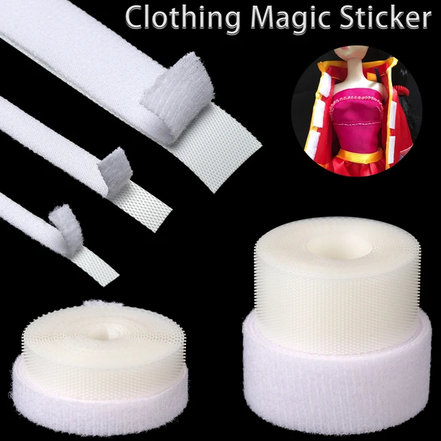 6/8/20mm Magic Sticker for Doll Sewing Clothes Fastener Tape Sewing Magic Tape Sticker Paste Strap DIY Doll Clothing Accessories 1