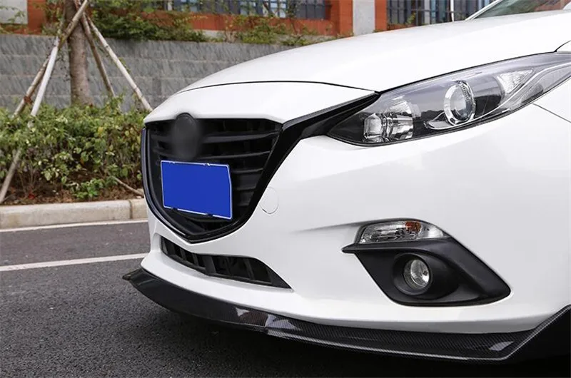 CEYUSOT для Mazda 3 Автомобильная решетка отделка полосы 15 16 передний бампер полный звезда Гонки Грили крышка отделка Аксессуары гриль M3
