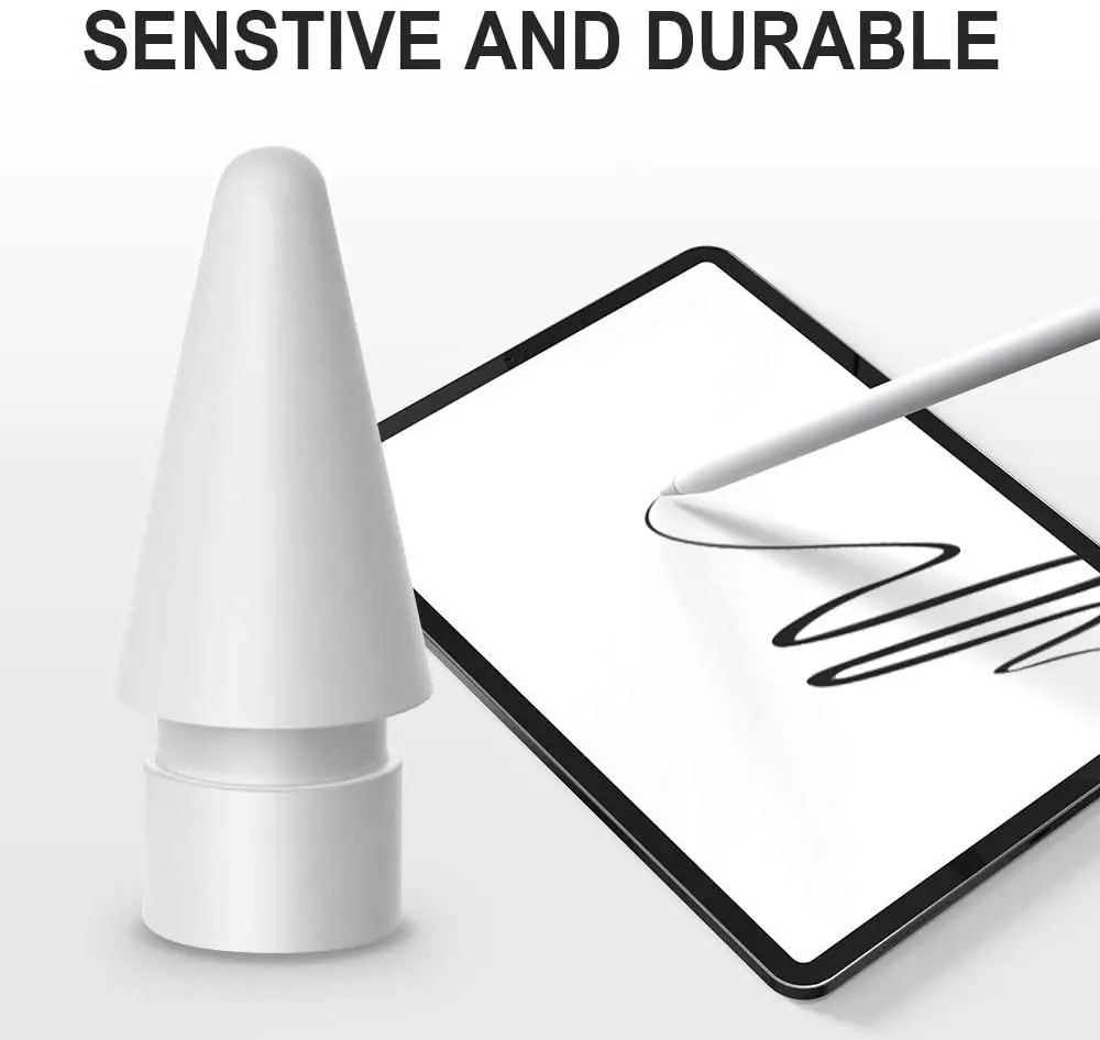 Apple Pencil Nib Spare Tip Replacement for Apple Pencil 1st 2nd Generation 2nd Nibs Stylus Pen Tips
